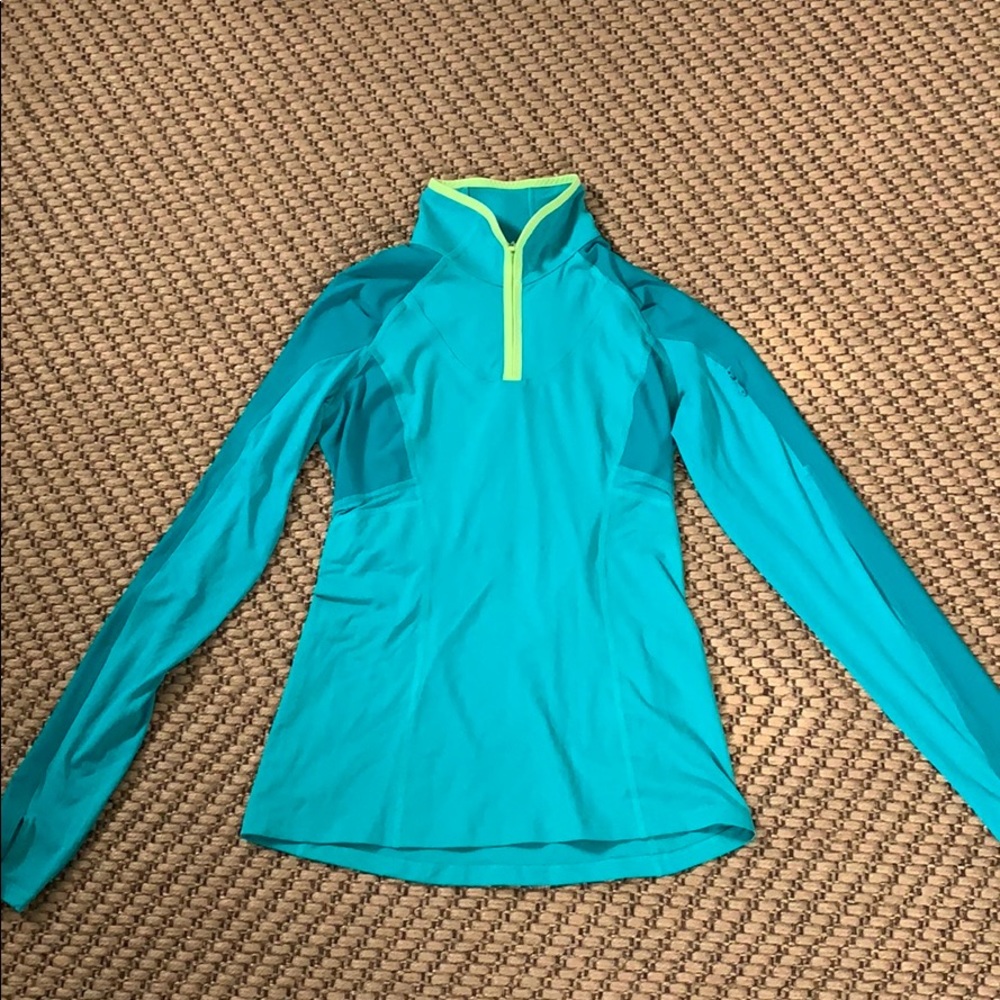 Teal Lululemon Half-zip